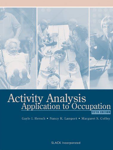 activity analysis application to occupation