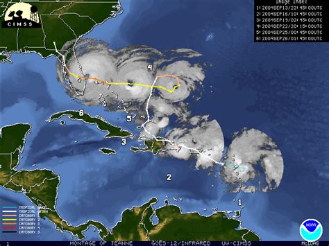 Activity Track Of Hurricane Jeanne Ametsoc Org Hurricane Tracking Activity Worksheet - Hurricane Tracking Activity Worksheet