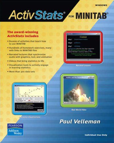 Read Online Activstats For Minitab 