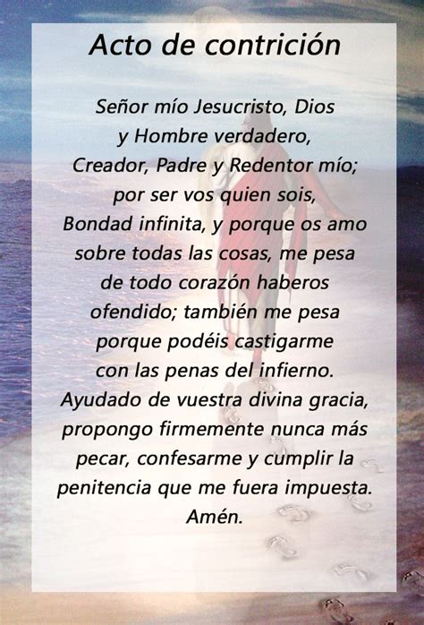 Acto De Contriccion