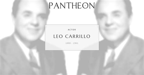 actor leo carrillo biography examples