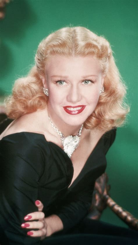 Actress Ginger Rogers