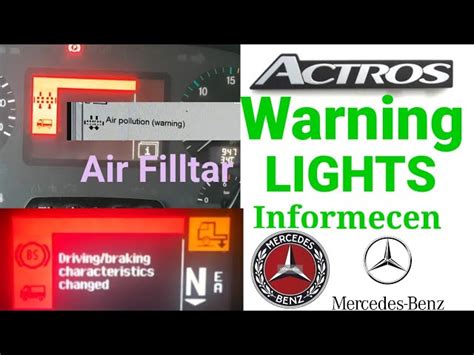 actros warning lights