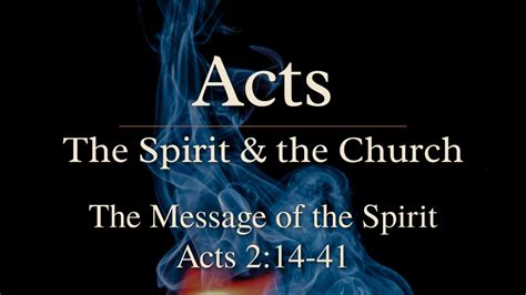 Acts 2 14 41 Summary