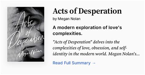 Acts Of Desperation Summary
