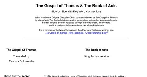 Acts Of Thomas Book