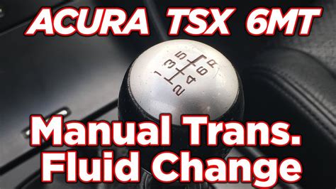 Full Download Acura Tsx Manual Transmission Fluid Change 