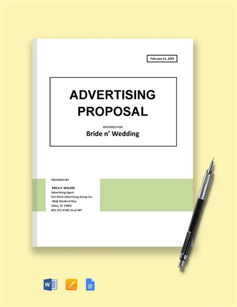 ad proposal template