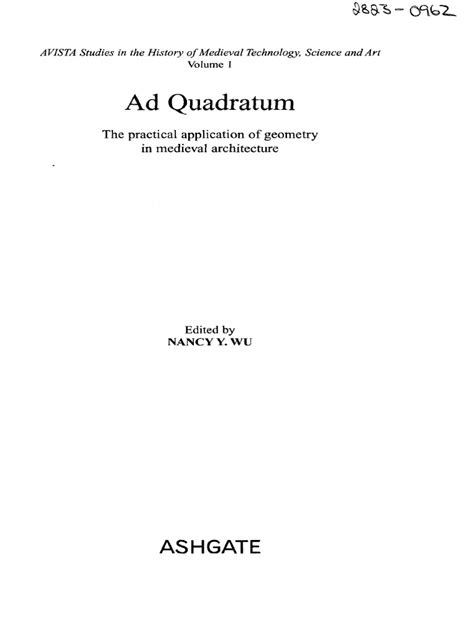 Ad Quadratum The Practical Application Of Geometry In Medieval Architecture