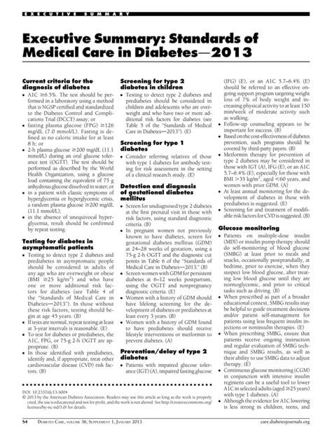 Download Ada 2013 Guidelines Executive Summary 