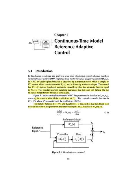 Adaptive Control Tutorial Advances In Design And Control