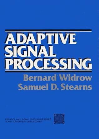 adaptive signal processing widrow solution manual download