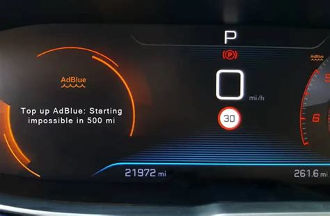 Benefits of AdBlue Warning Light