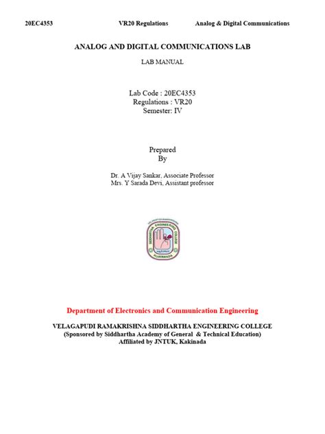 Adc Lab Manual For Ece Vtu