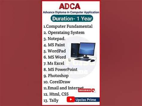 Adca Course Syllabus