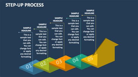 Add A Step Up Process Smartart Diagram To The Worksheet