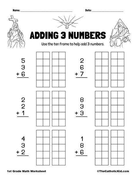 Add All Three Adding Three Numbers Education Com Adding 3 Numbers Together - Adding 3 Numbers Together