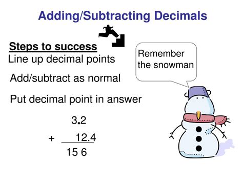 Add And Subtract Decimals Ppt Subtraction Decimals - Subtraction Decimals