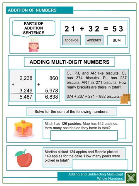 Add And Subtract Multi Digit Whole Numbers Worksheets Adding And Subtracting Multi Digit Numbers - Adding And Subtracting Multi Digit Numbers