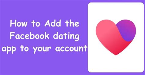 add facebook dating