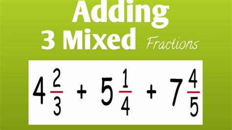Add Mixed Fractions   How Do You Add Mixed Fractions Step By - Add Mixed Fractions