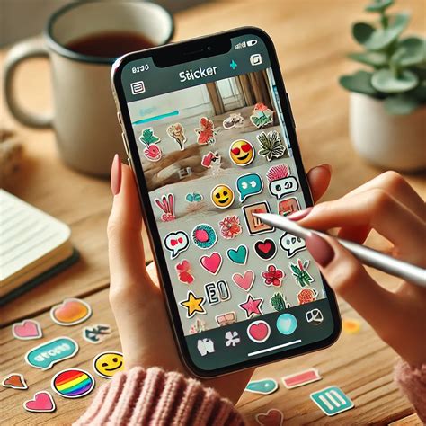 Add Sticker To