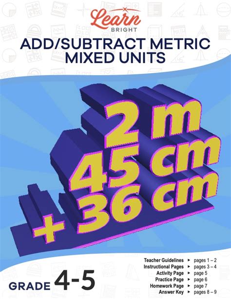 Add Subtract Metric Mixed Units Free Pdf Download Adding Measurements Worksheet - Adding Measurements Worksheet