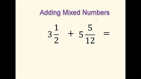 Add Two Mixed Numbers Maths Bbc Addition And Subtraction Mixed Numbers - Addition And Subtraction Mixed Numbers