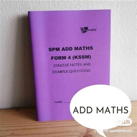 Full Download Add Maths Notes Form 4 