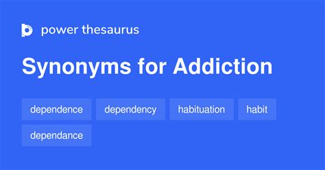 addiction - WordReference.com English Thesaurus