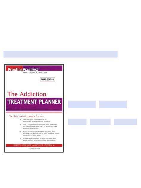 Addiction Practice Planners Pdf