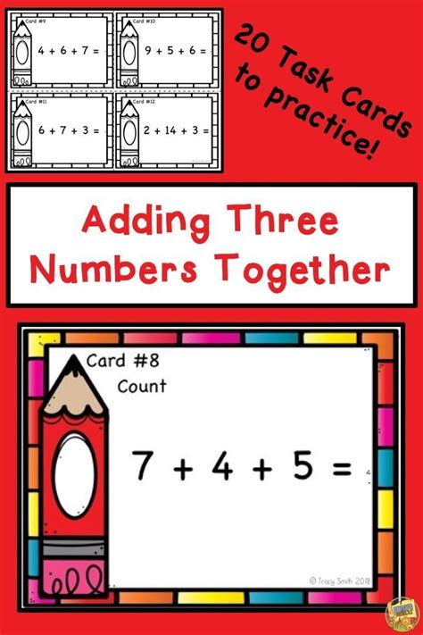 Adding 3 Numbers Together Teach Starter Adding 3 Numbers Together - Adding 3 Numbers Together