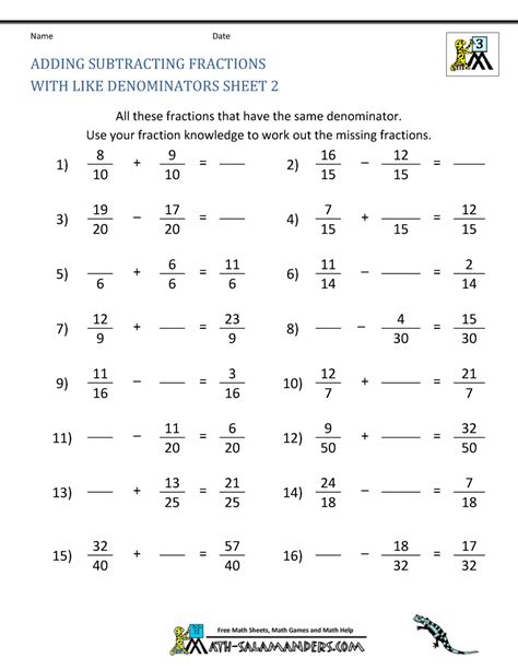 Adding And Subtracting Fractions Fractions Pre Algebra Khan Adding And Subtraction Fractions - Adding And Subtraction Fractions