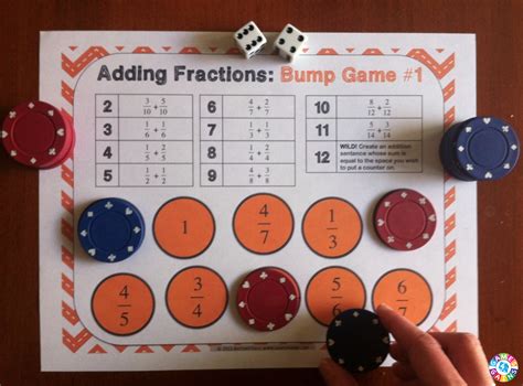 Adding And Subtracting Fractions Game Fractions Adding And Subtracting - Fractions Adding And Subtracting