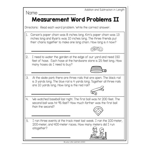 Adding And Subtracting Measurements Worksheets Adding Measurements Worksheet - Adding Measurements Worksheet