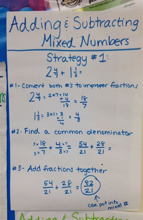 adding and subtracting mixed fractions a subtracting mixed numbers