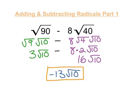 Adding And Subtracting Radical Expressions Radicals Worksheets Tpt Adding Subtracting Radicals Worksheet - Adding Subtracting Radicals Worksheet
