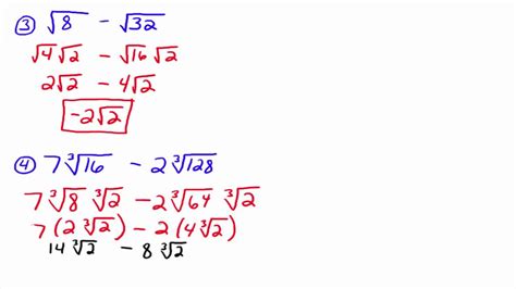 Adding And Subtracting Radicals Solutions Examples Videos Adding Subtracting Radicals Worksheet - Adding Subtracting Radicals Worksheet