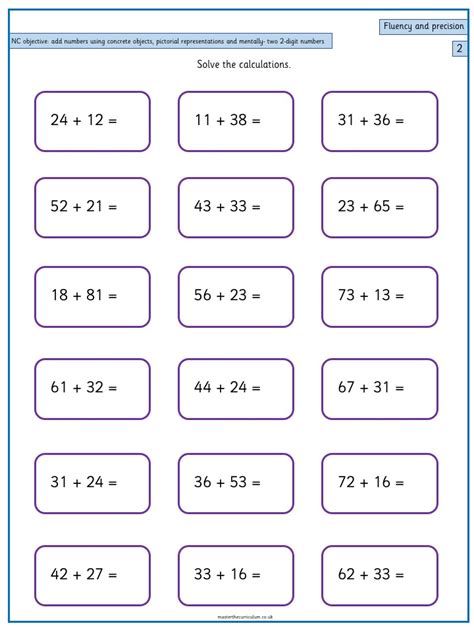 Adding And Subtracting Two Digit Number With Missing Missing Digit Addition And Subtraction - Missing Digit Addition And Subtraction