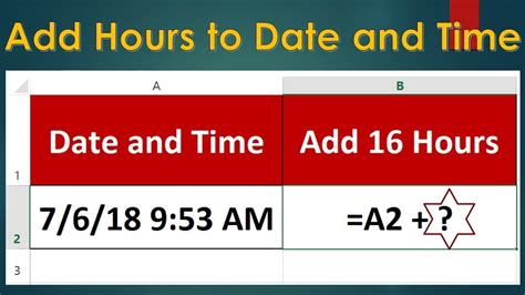 Adding Date And Time To An Excel Worksheet Adding Time Worksheet - Adding Time Worksheet
