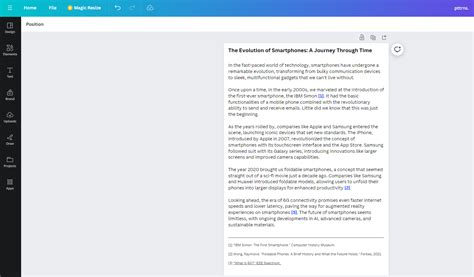 Adding Footnotes To Canva