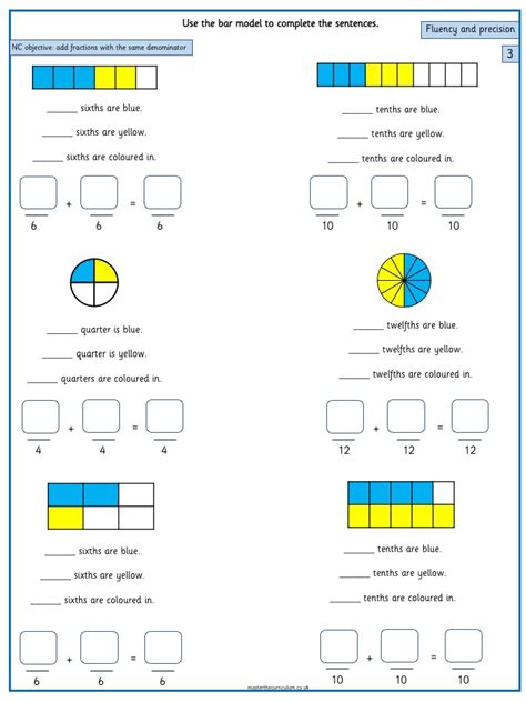 Adding Fractions For Year 3 Free Resources At Adding And Subtracting Fractions Year 5 - Adding And Subtracting Fractions Year 5