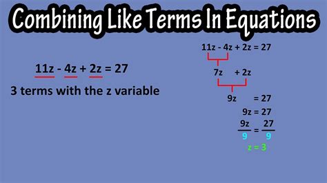 Adding Fractions Math18 Combining Like Terms Fractions - Combining Like Terms Fractions