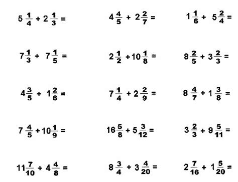 Adding Mixed Numbers Unlike Denominators Math With Mr Adding Mixed Numbers With Fractions - Adding Mixed Numbers With Fractions