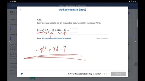 Adding Polynomials Video Khan Academy Adding Polynomials Worksheet With Answers - Adding Polynomials Worksheet With Answers