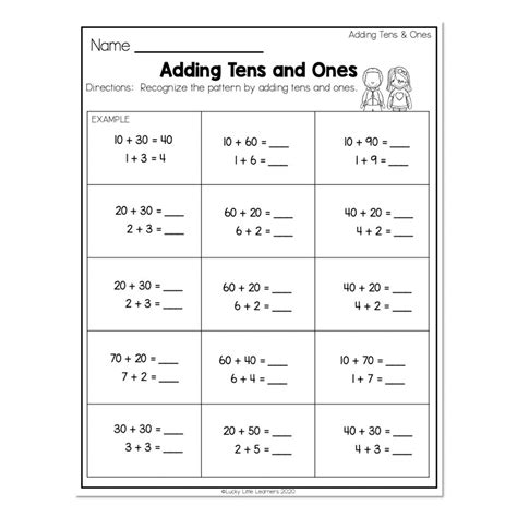 Adding Tens And Ones Taterz Quiz O Rama Adding Tens To Two Digit Numbers - Adding Tens To Two Digit Numbers