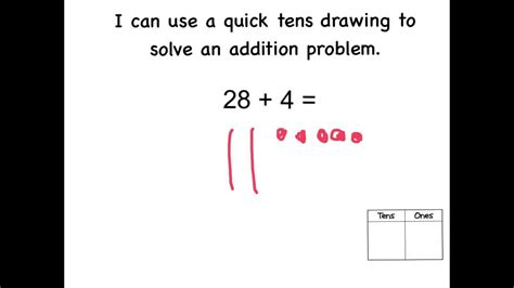 Adding Tens Primary Junction Draw Quick Tens And Ones - Draw Quick Tens And Ones