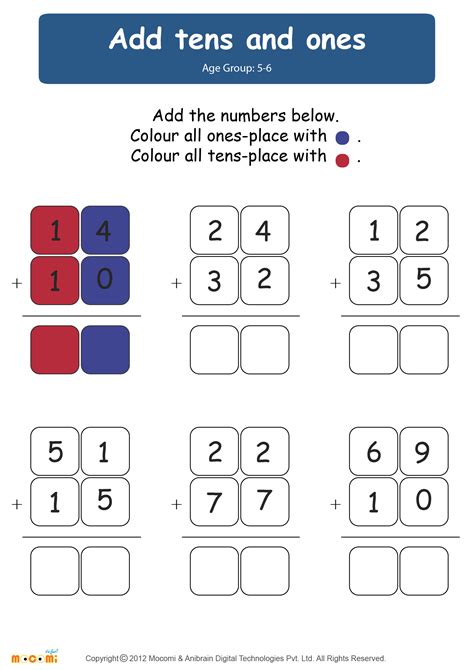 Adding Tens Primary Junction Draw Tens And Ones - Draw Tens And Ones