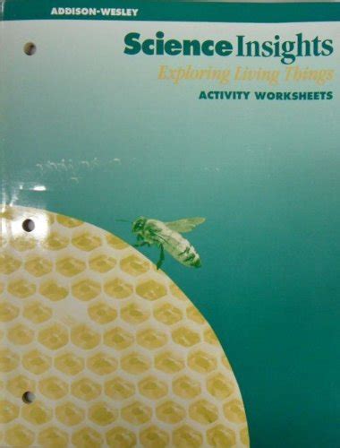 Addison Wesley Science Insights Exploring Living Things Assessment Program Chapter Tests Forms A And B Unit Tests