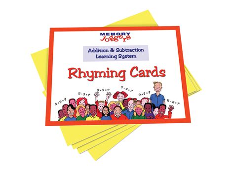 Addition Amp Subtraction Rhyming Cards To Memorize Facts Subtraction Rhymes - Subtraction Rhymes